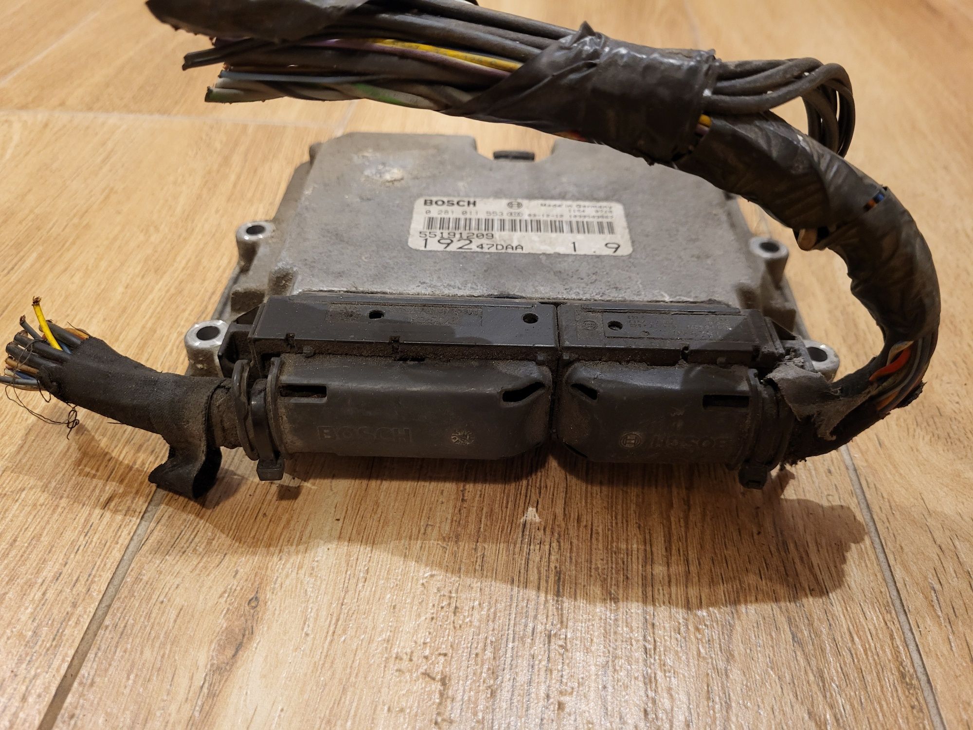 Komputer Sterownik Silnika ECU z Wtyczkami Fiat Stilo 1.9 JTD 2004