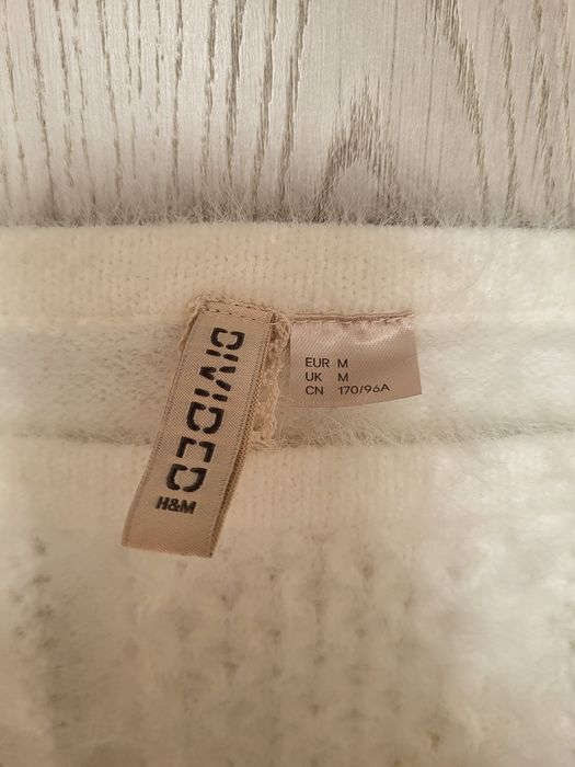 Sweterek biały h&m