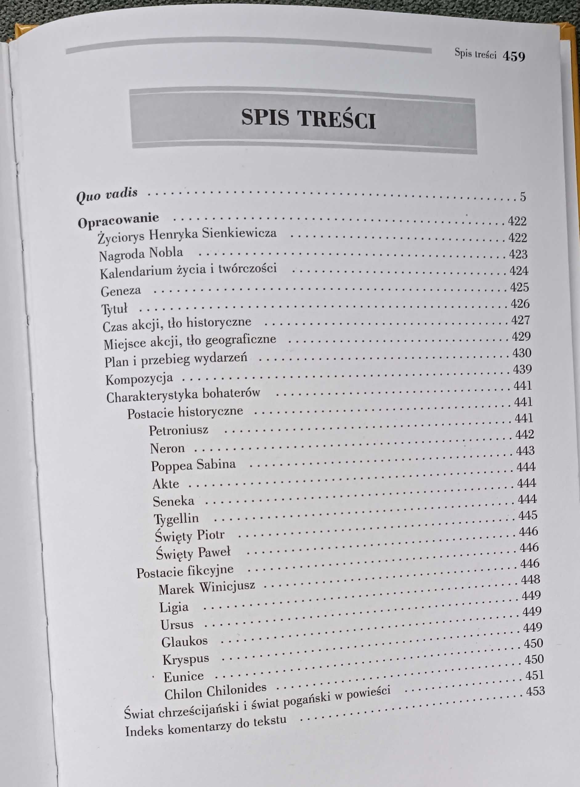 Henryk Sienkiewicz Quo Vadis lektura