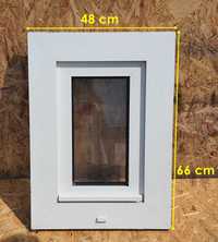 Markowe okna do łazienki piwnicy 47/63 cm