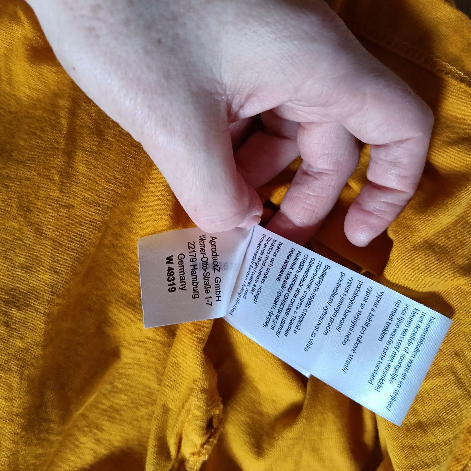 Niemiecka marka 48 4XL bawełna wygodna bluzka damska basic na wiosnę l