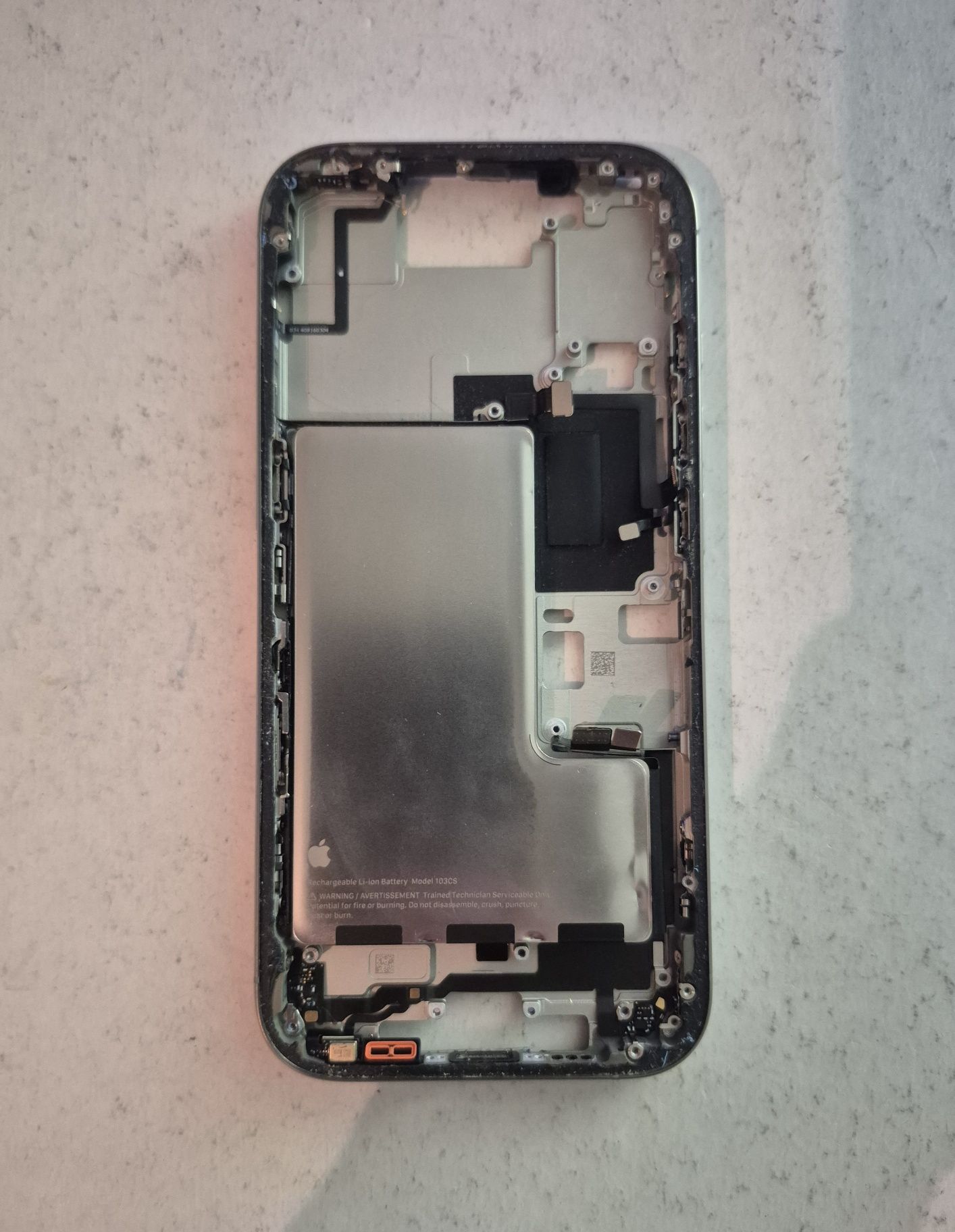 Chassi com bateria incluída para Iphone 16 Pro Original Apple