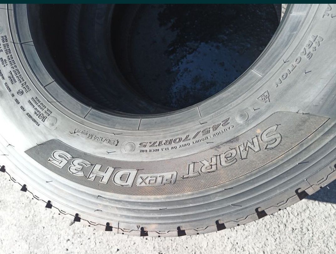 Opony ciężarowe 245/70r17.5 napęd Hankook DH35 m+S nowe