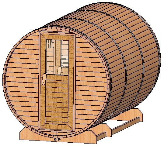 Spa Sauna ogrodowa z przebieralnią plany  promocja majowkowa