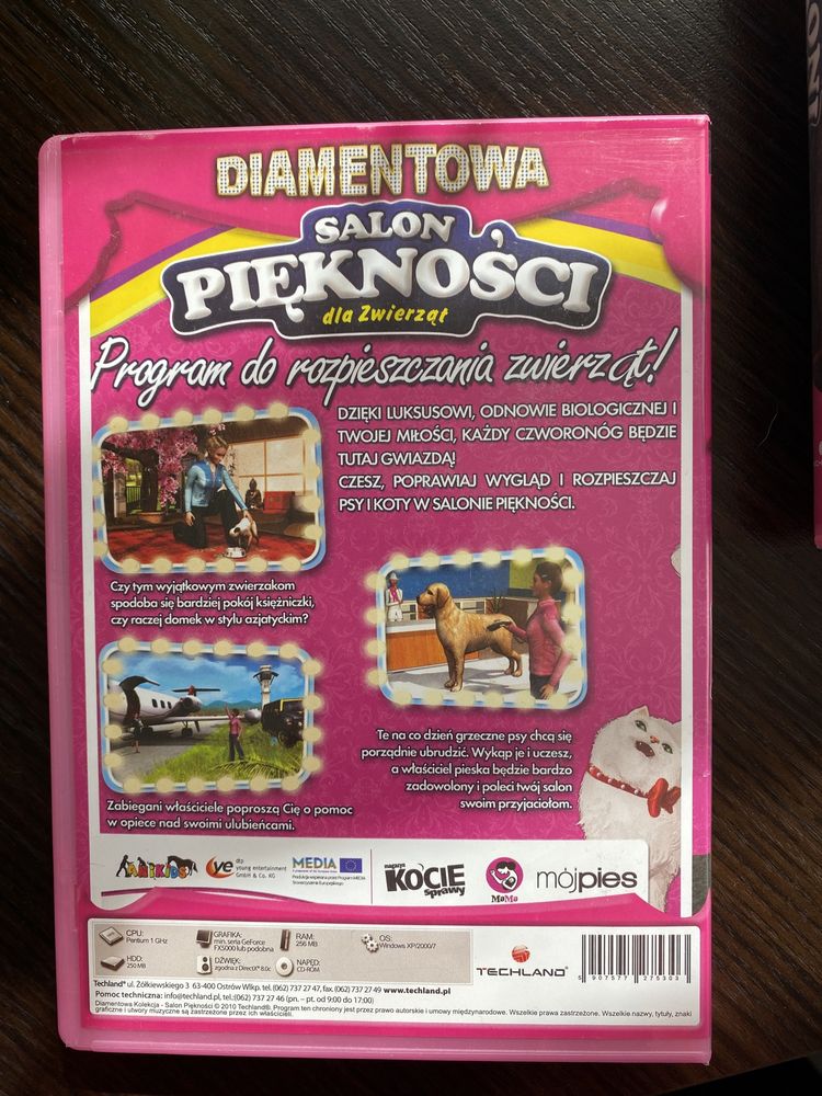 Gra komputerowa „Salon piękności dla zwierząt”