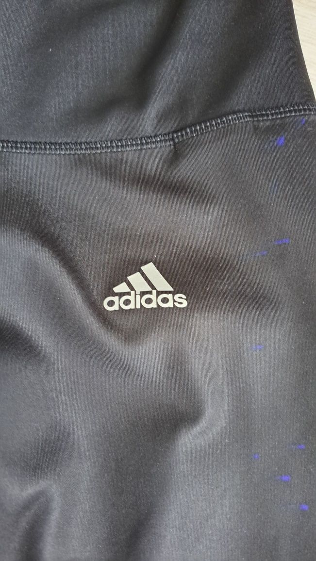 Adidas getry legginsy sportowe treningowe techfit Ais Capri Illum XS