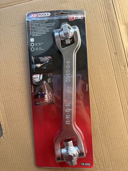 універсальний ключ для зливу оливи KS Tools 8-в-1
