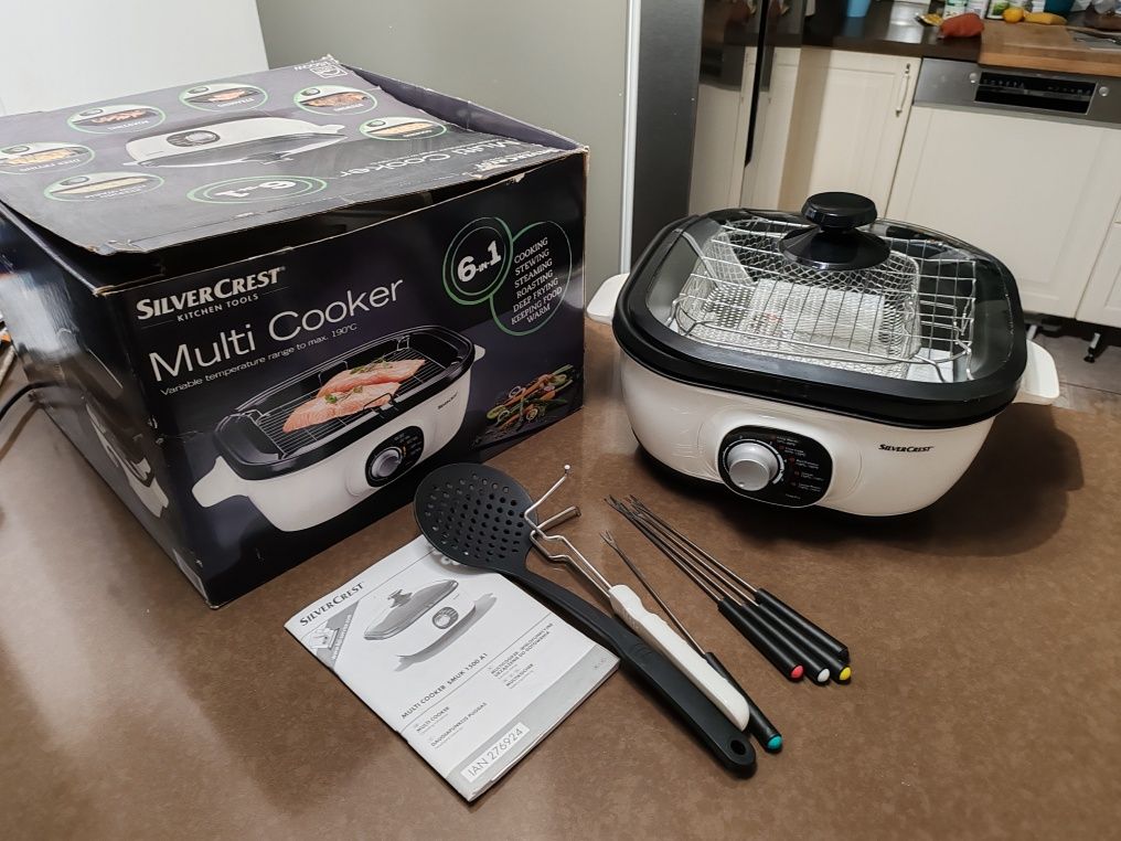 SILVERCREST 6 w 1 Multi cooker gotowanie duszenie smażenie pieczenie