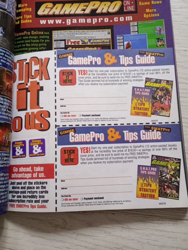 Gamepro February 1998 magazyn gamingowy