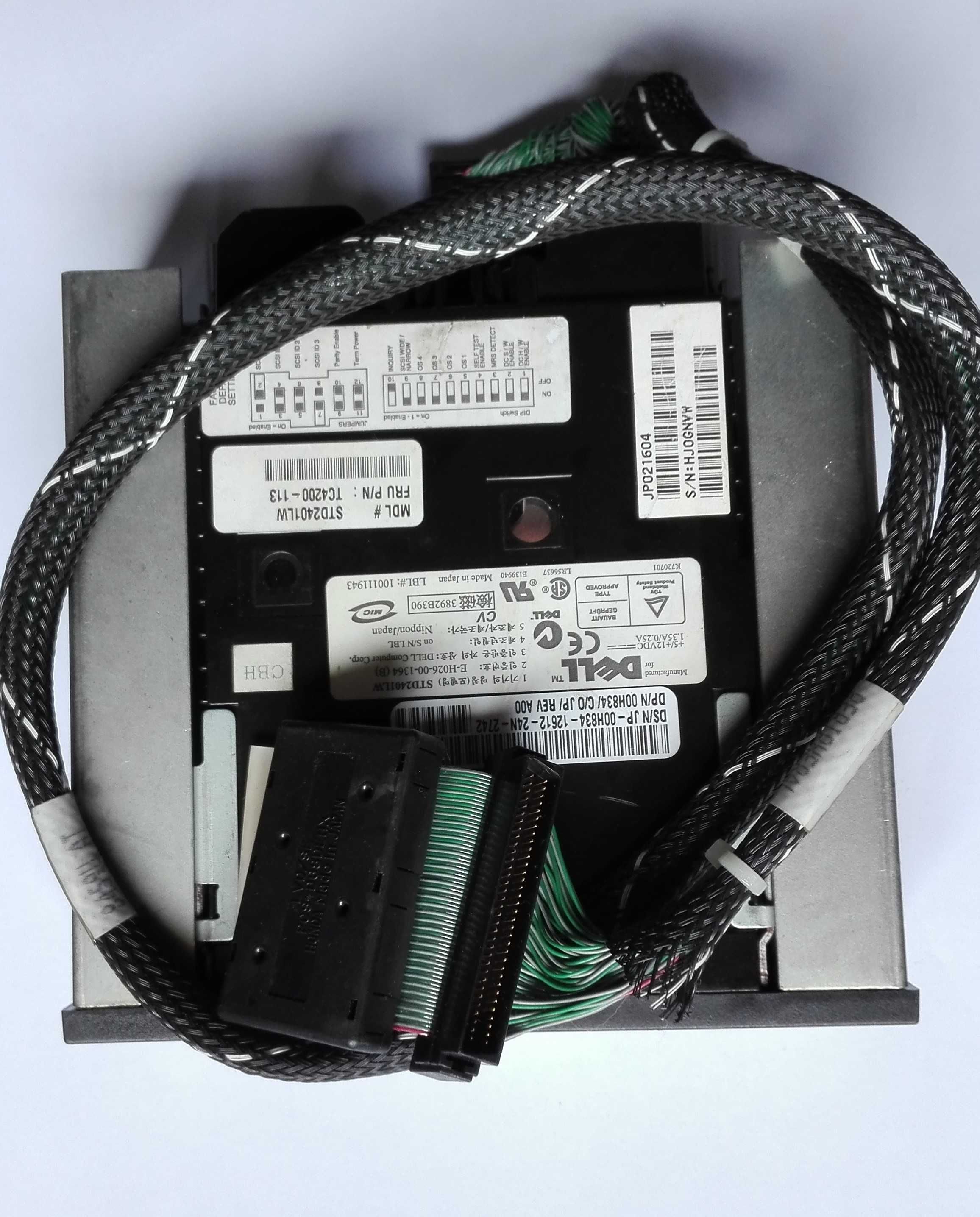 Unidade de fita SCSI DAT Dell STD2401LW
