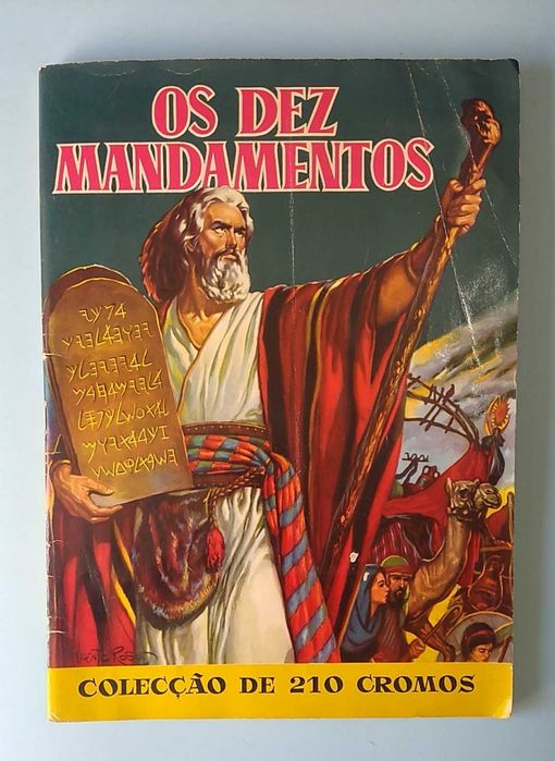 Caderneta completa "Os Dez Mandamentos" (1958)