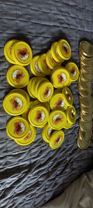 Zakrętki, nakrętki do słoików do miodu duże