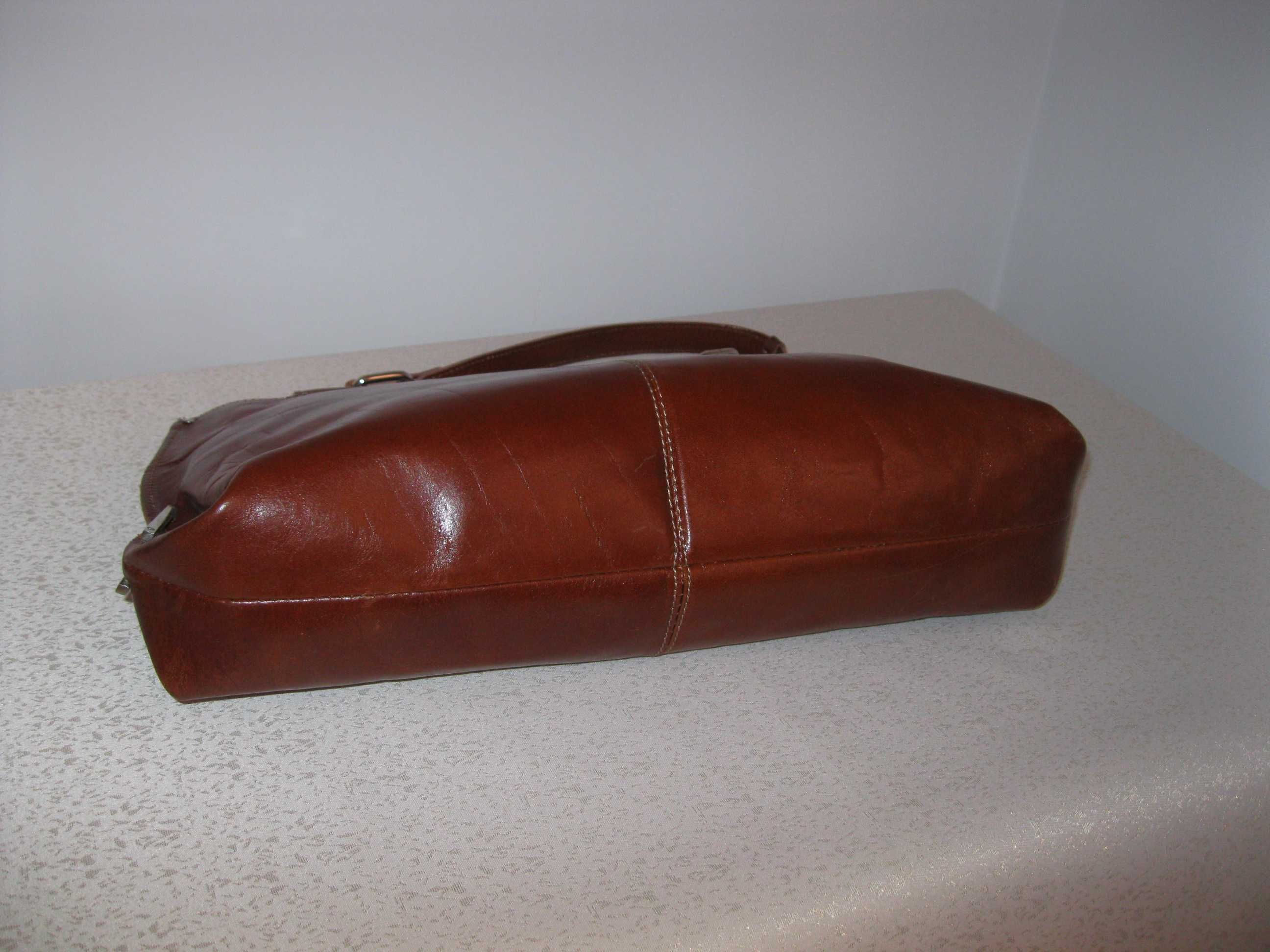 Genuine Leather torba torebka damska z włoskiej skóry naturalnej Nowa