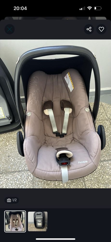 Cybex gazelle s  moon black