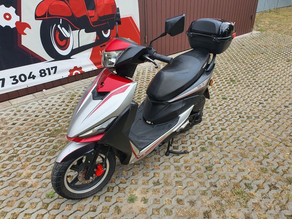 Skuter ZIPP TOPS+ 50 4T w bardzo dobrym stanie TRANSPORT RATY