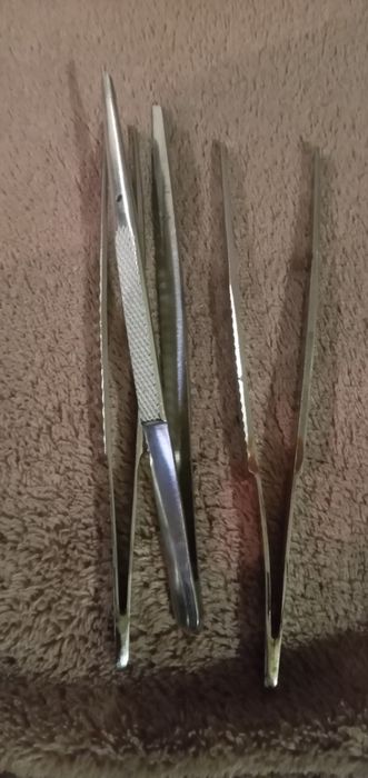 Пинцет.Не китай!Медицинская сталь..