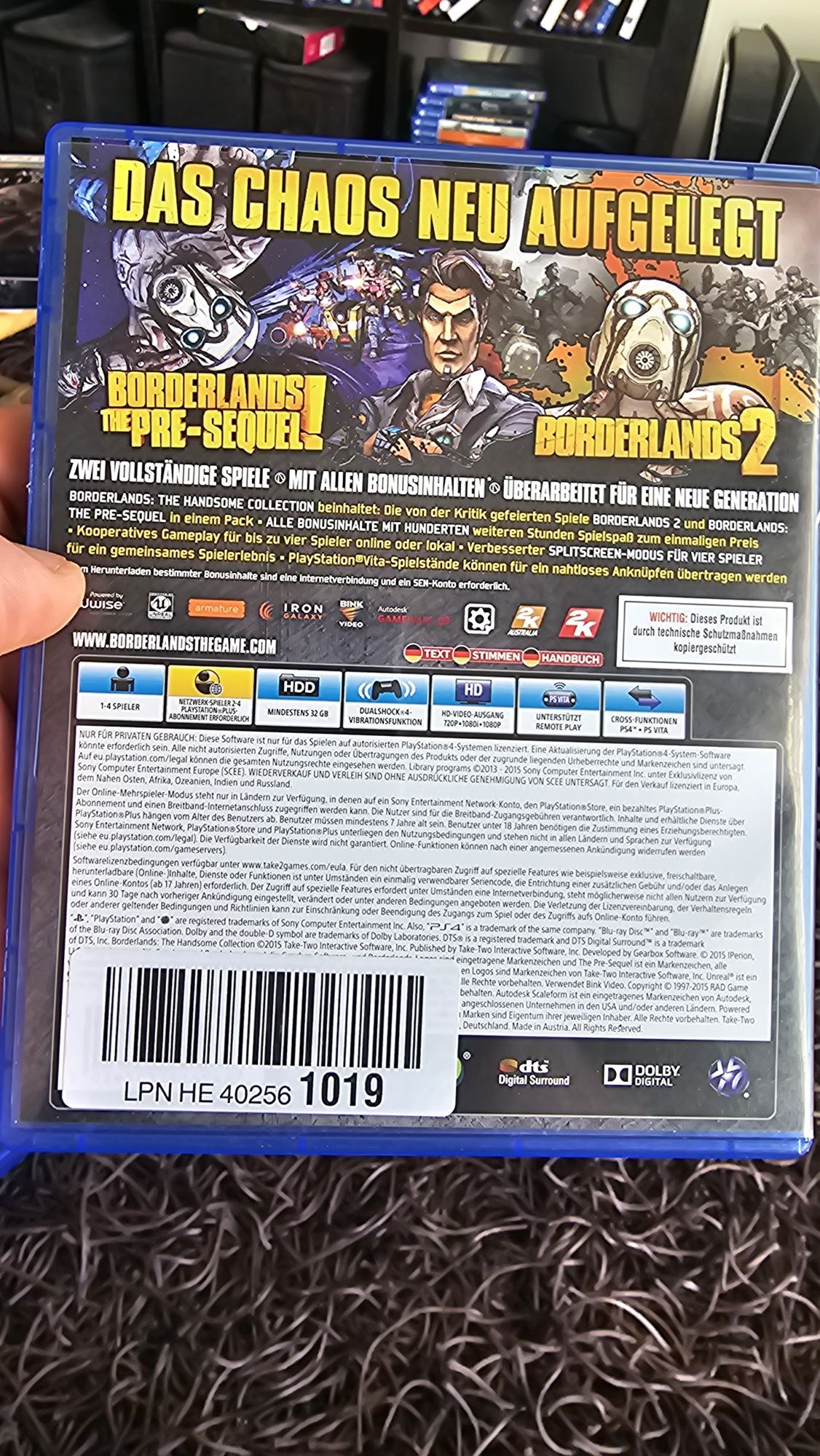 Borderlands The Handsome Collection PS4 Playstation 4