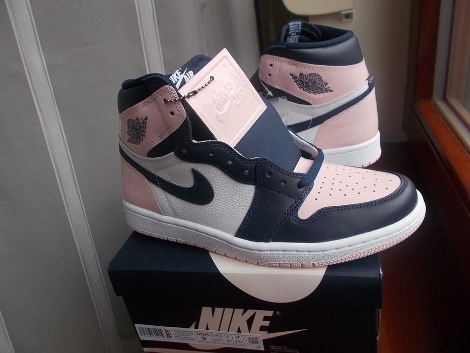 (40,5) Nike JORDAN 1 High Atmosphere DD9335,-641 Jordan 1 Bubble Gum