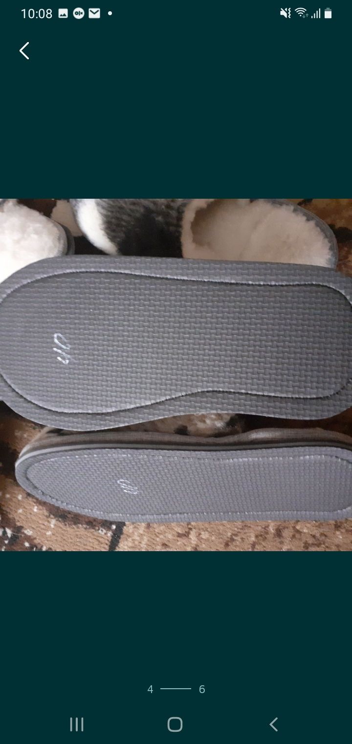 Обувь домашняя тапочки тапки на овчине