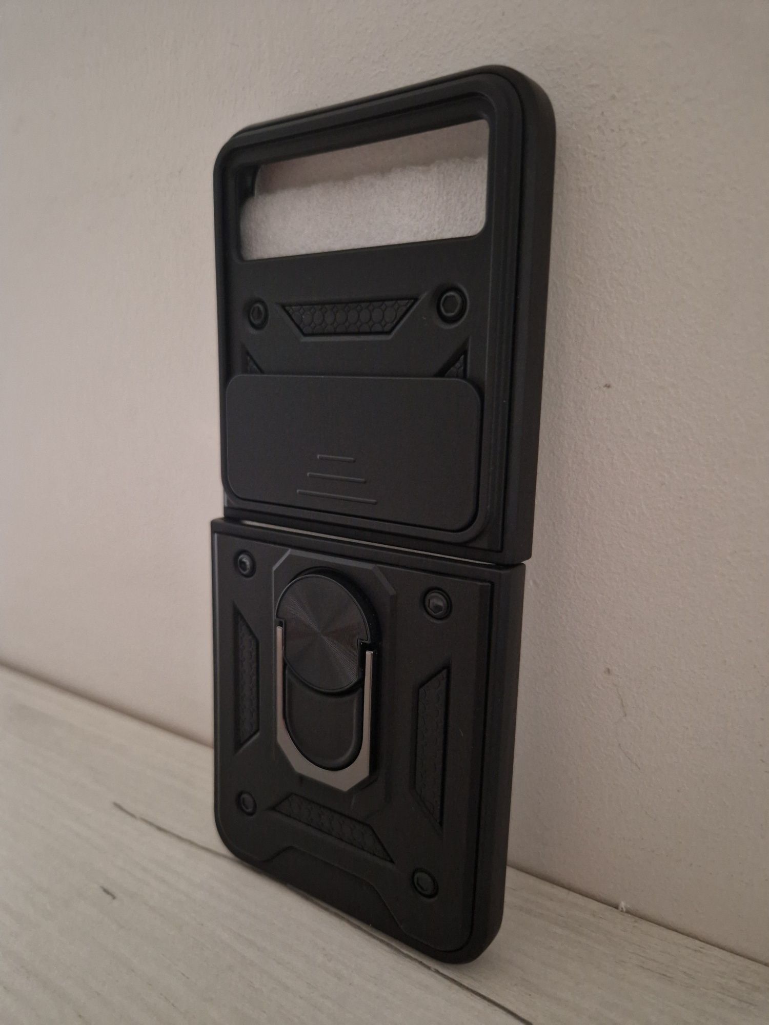 Slide Camera Armor Case do Motorola Razr 40 5G Czarny