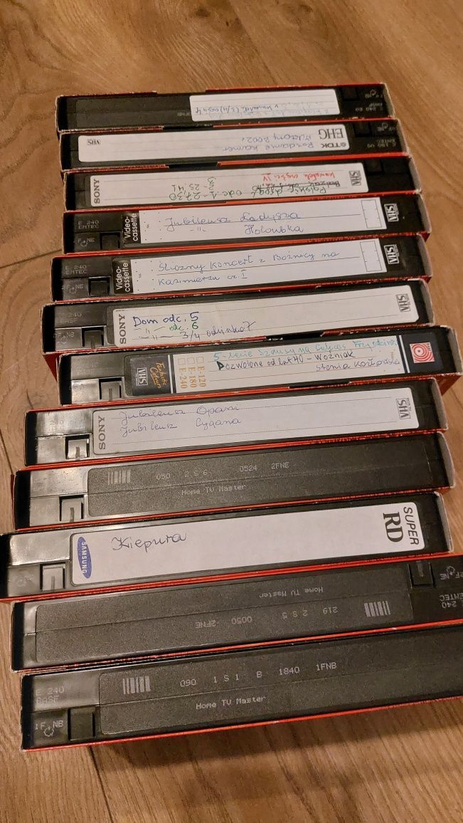 Kasety VHS Basf/Emtec Home TV Master E240 zestaw 12szt. #3