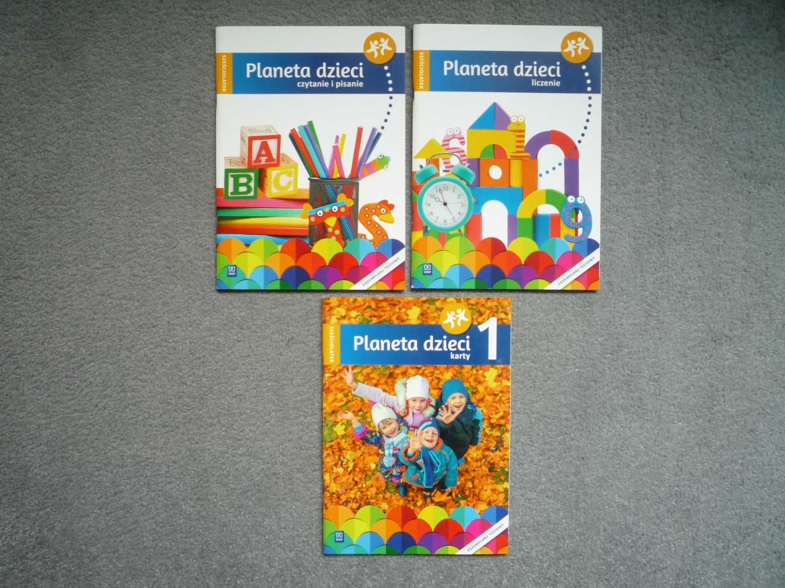 WSiP 6-latki Planeta dzieci Czytanie i pisanie Liczenie Karty pracy 1