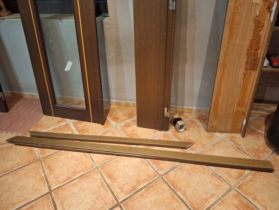 Porta dupla madeira maciça