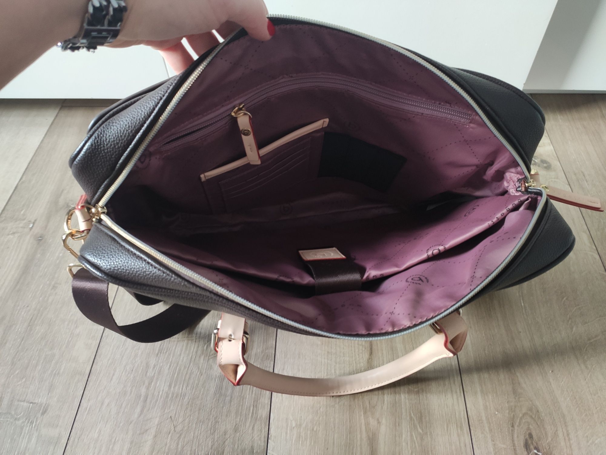Torba Bugatti aktówka na laptopa Nowa