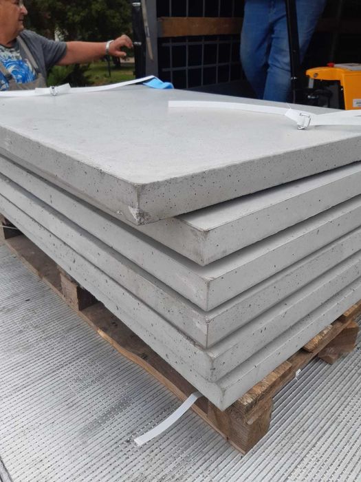 Płyty betonowe tarasowe, chodnikowe, podłogowe 118,5cm/81cm/5cm 17szt.