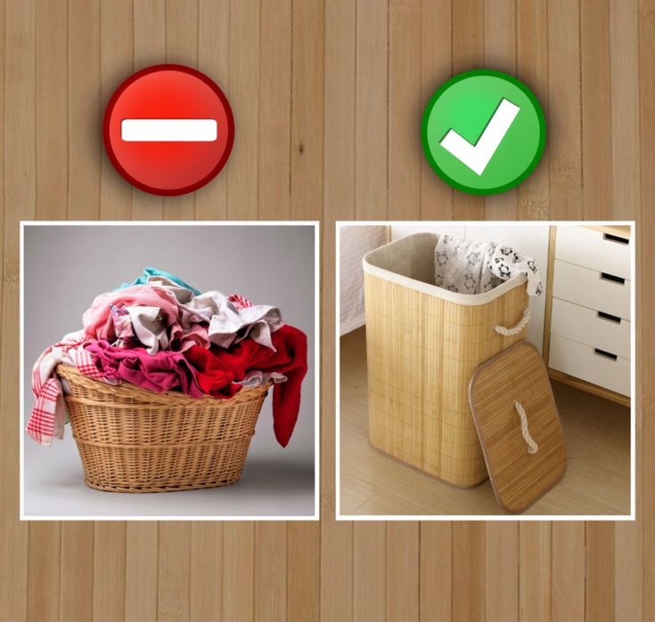 Bambusowy kosz na pranie 72L NOWY