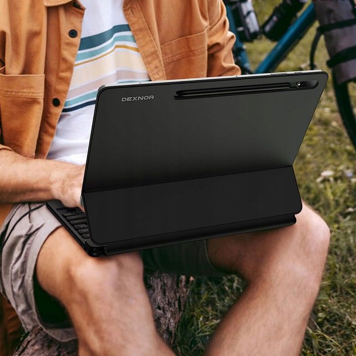 Dexnor Etui z klawiaturą do Samsung Galaxy Tab S9 S8 S7 PLUS DE
