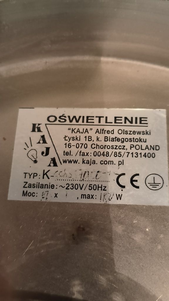 Żerandol okrągły "UFO"