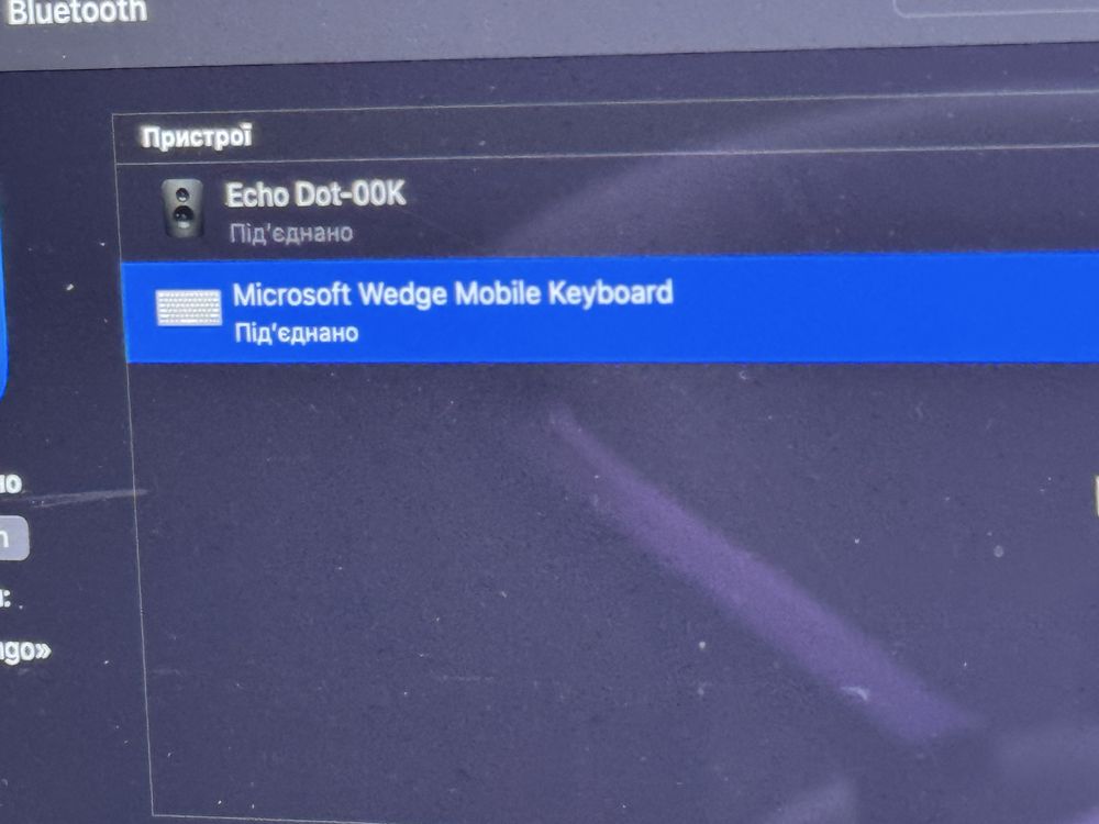 Bluetooth Клавіатура Microsoft Wedge Mobile, для планшету