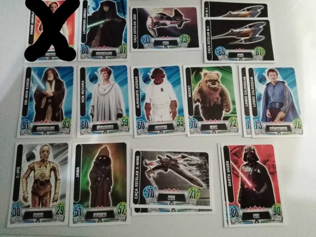 Cromos Angry Birds e Star Wars (ver descrição)