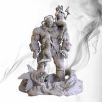 Figurka druk 3D "Bane Diorama" - 12cm