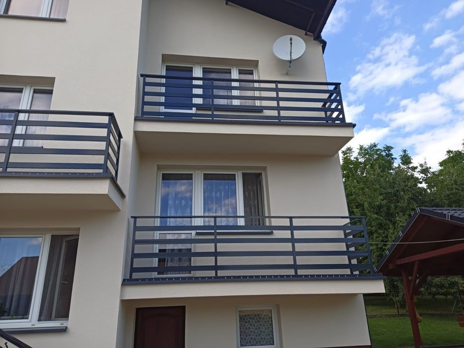 Balustrada balkonowa balustrady aluminiowe Barierki stali nierdzewnej