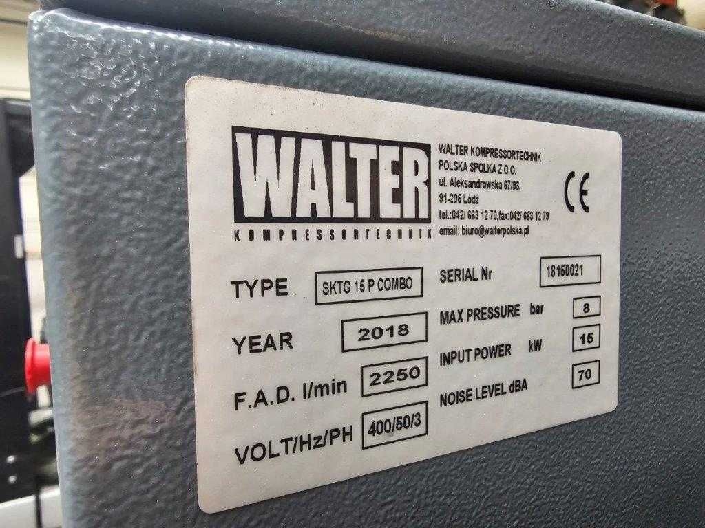 Kompresor śrubowy Walter SKTG 15/8 P COMBO