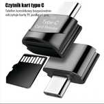 Czytnik kart pamięci Type-C do telefonu – odczyt kart TF/microSD, Plug