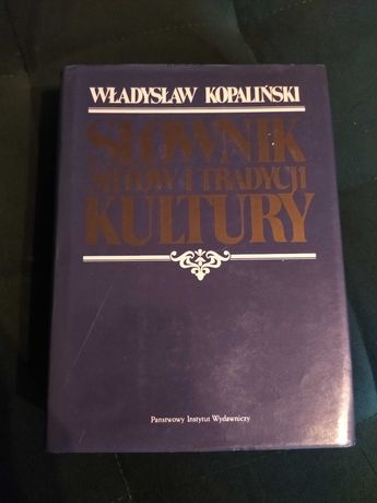 Książka Słownik mitów i tradycji kultury. Władysław Kopaliński.