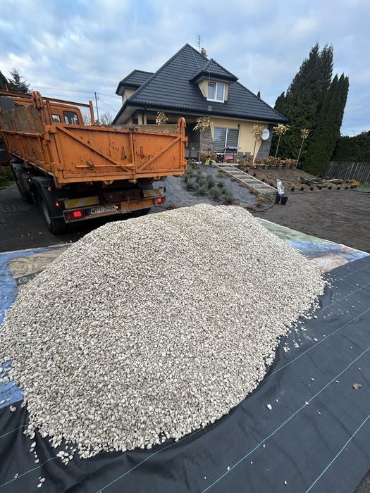 KAMIEŃ NA PODJAZD Grys 8-16, 16-32 Parking Tłuczeń Opaska Kruszywa