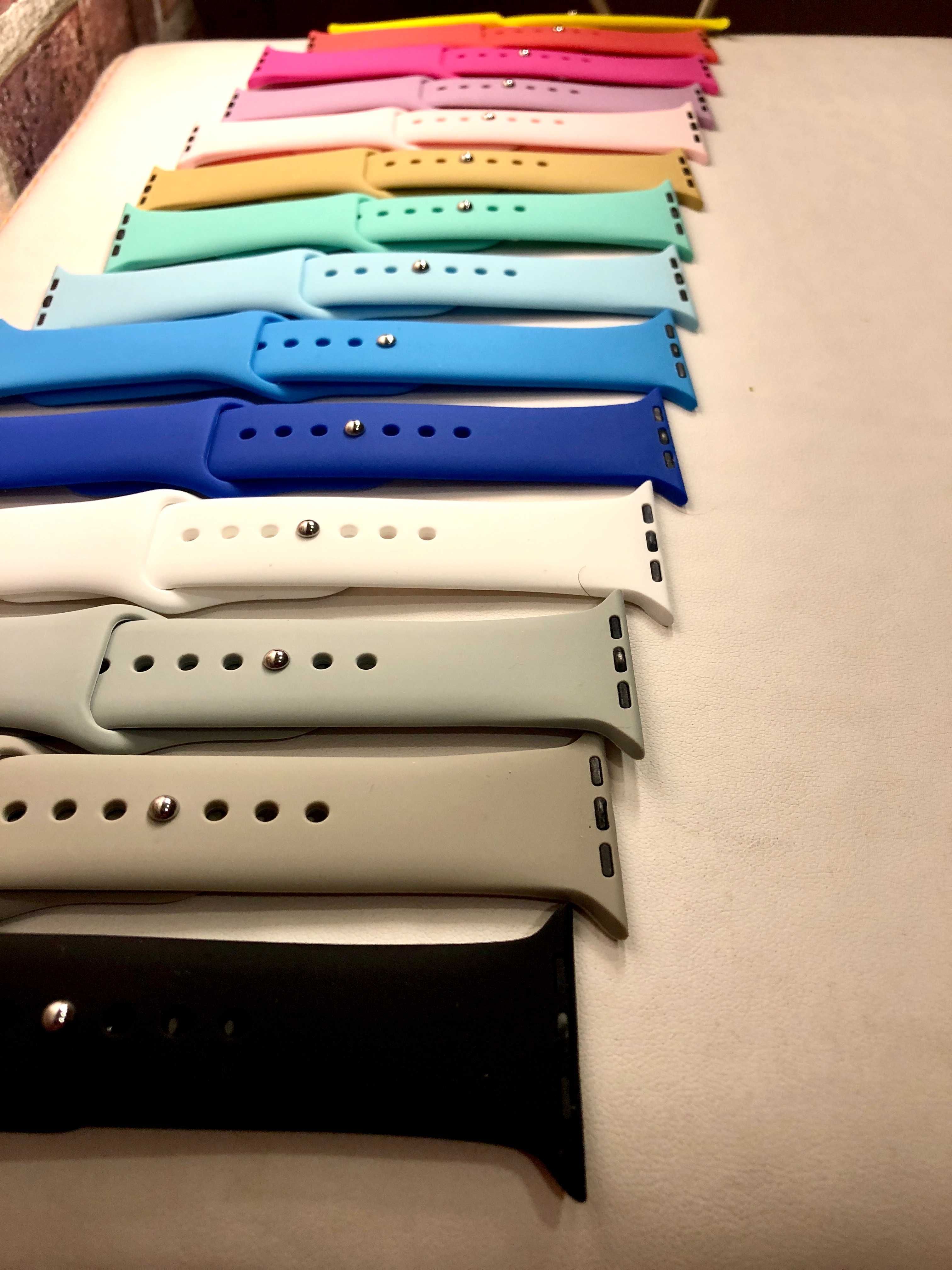 Pack 5 Braceletes em Silicone para Apple Watch (à escolha / novas)