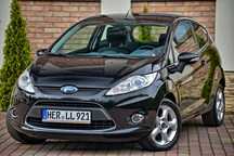 Ford Fiesta 1.25 82KM TITANIUM Klimatronic ALUFELGI Grzana Szyba SERWISOWANA Warto