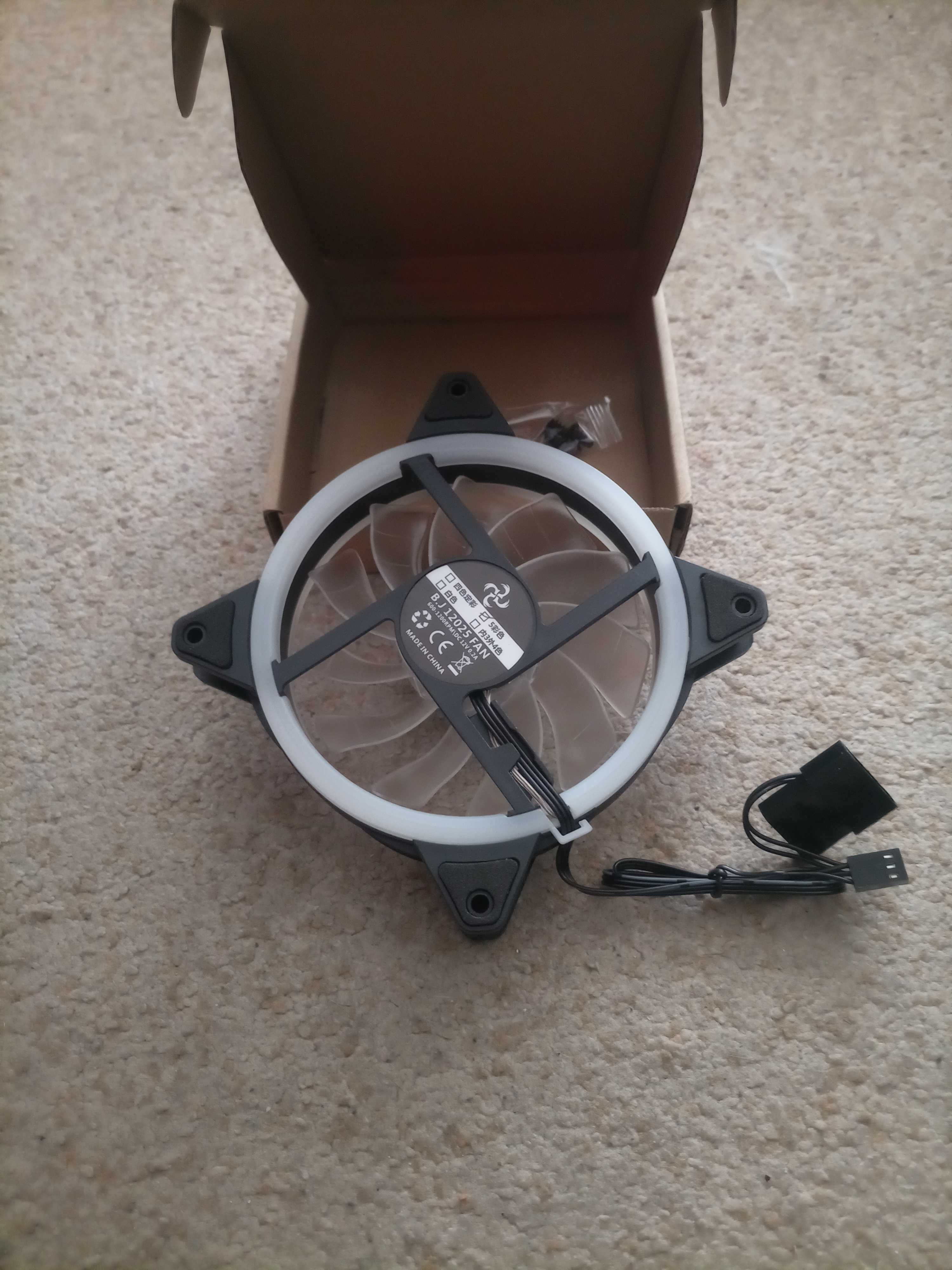 Ventoinha RGB 12mm nova