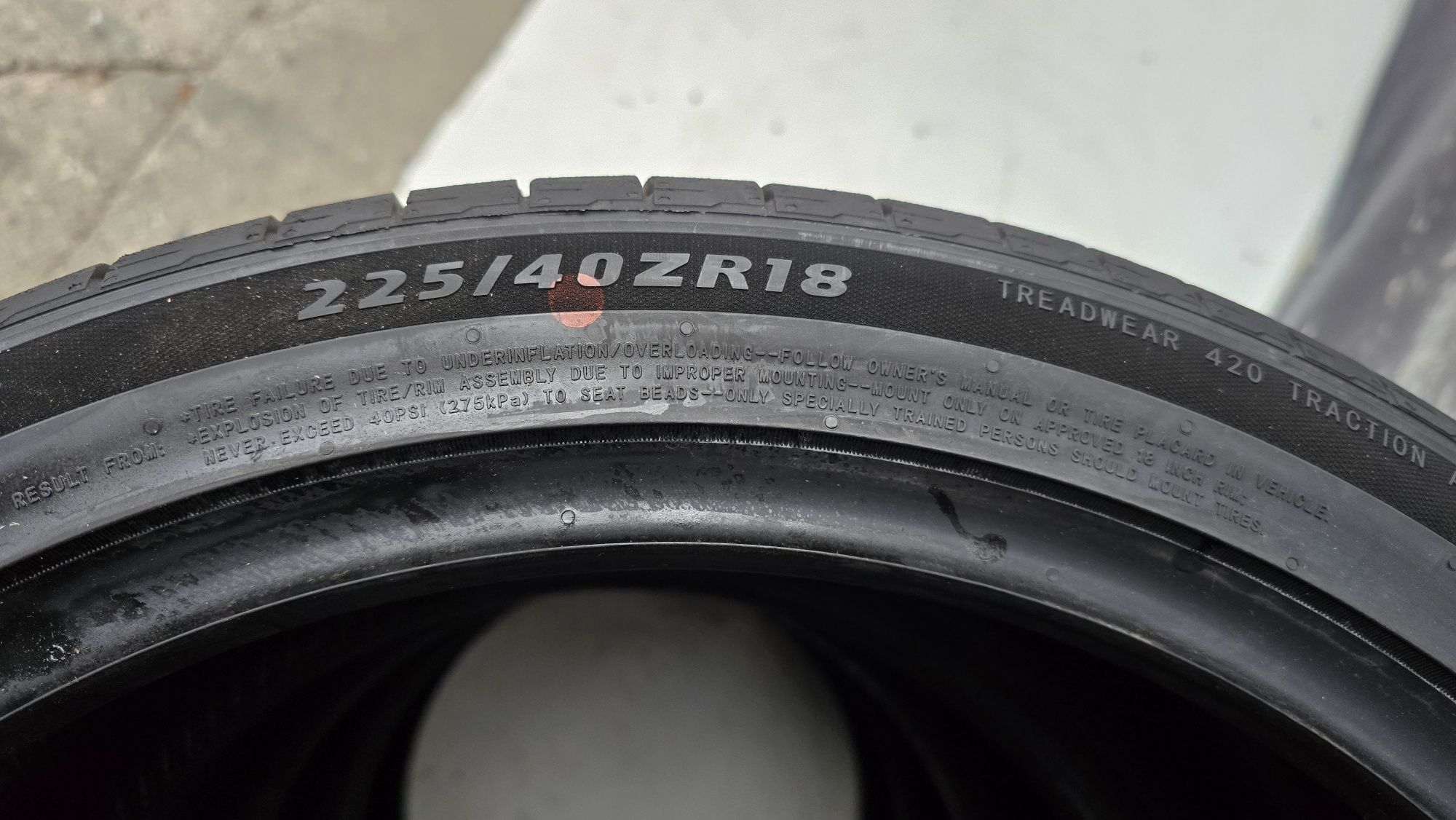 E24 4 x 225/40R18 Sailun Atrezzo ZSR2 92Y XL opony letnie demo