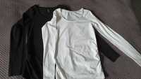 Bluzka z długim rękawem ciążowa H&M rozmiar XS - 2 szt.