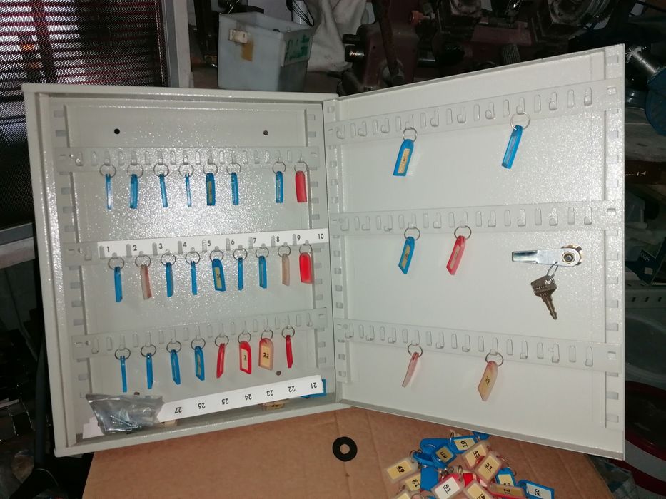 Caixa para arquivar chaves