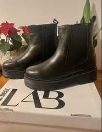 Buty botki sztyblety answear 39