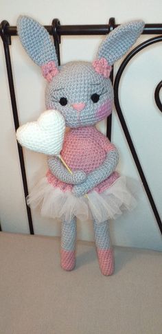 Ogromny 53 cm amigurumi miś duży królik szydełko personalizacja gratis