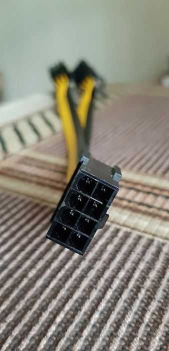 Новый переходник питания для видеокарт GPU 8 Pin To 2x (6+2) 8 Pin PCI