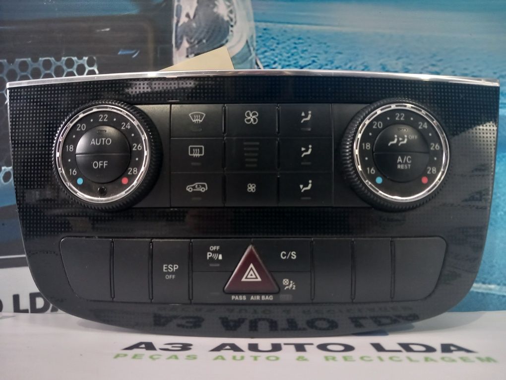 Comando ar condicionado aquecimento sofagem ESP Mercedes Classe R W251